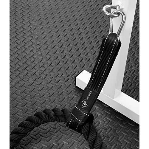Eclipse Fitness Battle Rope Anchor Strap Kit | Heavy Duty Reinforc...