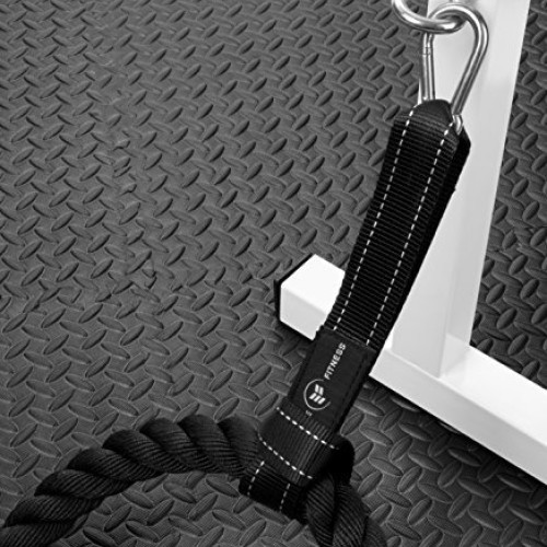 Eclipse Fitness Battle Rope Anchor Strap Kit | Heavy Duty Reinforc...