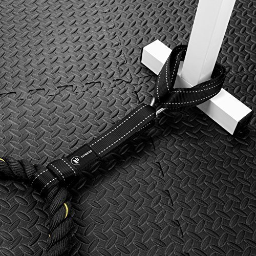 Eclipse Fitness Battle Rope Anchor Strap Kit | Heavy Duty Reinforc...