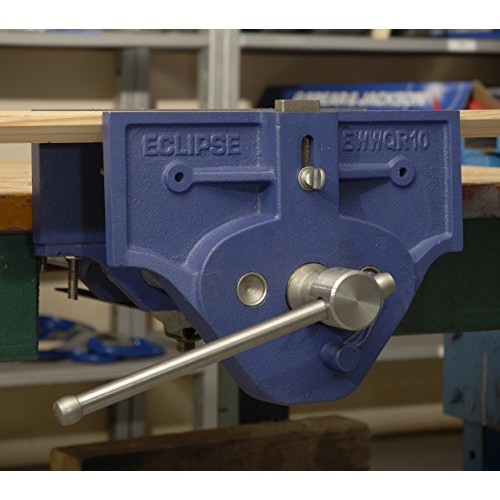 Eclipse Quick Release Woodworking Vise, Gray Cast Iron, 9 Size