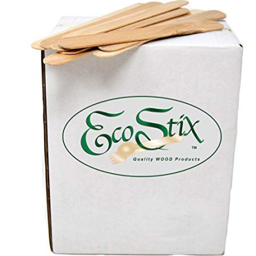 Eco Craft Stix 6 Jumbo Craft Sticks - Pack of 500ct, Plain