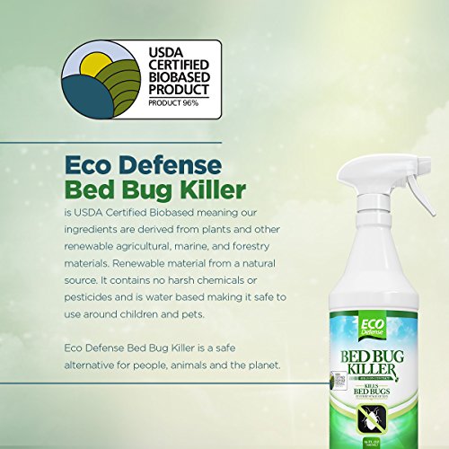 Eco Defense Bed Bug Killer, Natural Organic Formula Fastest 1 Gal...