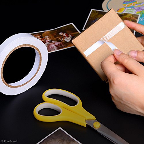Premium Double Sided Adhesive Tape - Width: 0.4 Inch 10 mm - Len...