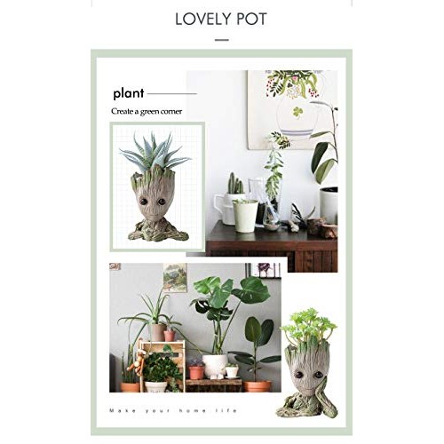 Garden Planter Flower Pot - Baby Groot Flowerpot Flower Pot Plants...