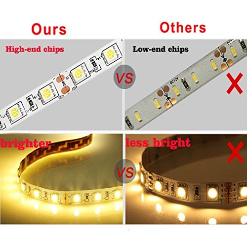 econoLED 12V Flexible SMD 5050 RGB LED Strip Lights, LED Tape, Mul...