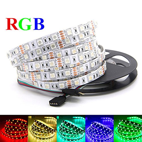 econoLED 12V Flexible SMD 5050 RGB LED Strip Lights, LED Tape, Mul...