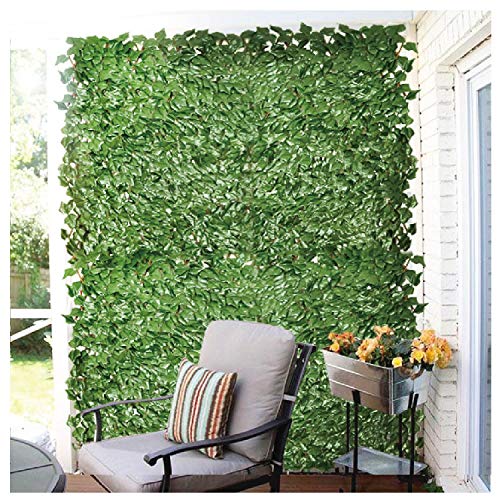 ECOOPTS Artificial Ivy Leaf Expandable/Stretchable Privacy Fence S...