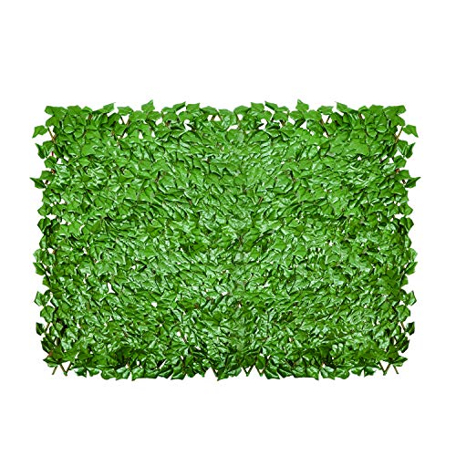 ECOOPTS Artificial Ivy Leaf Expandable/Stretchable Privacy Fence S...