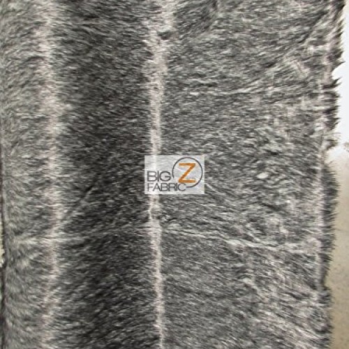 EcoShag Faux Fake Fur Arctic Alaskan Husky Long Pile Fabric Sold b...