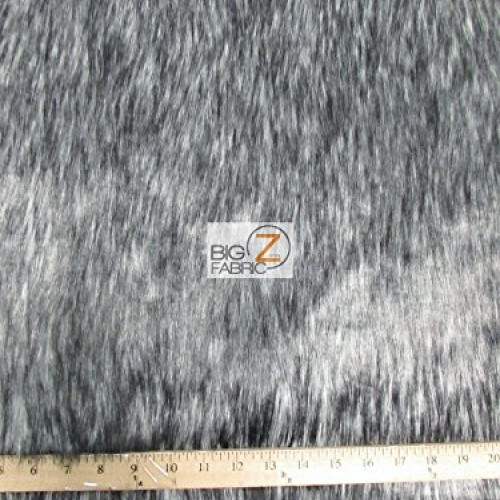 EcoShag Faux Fake Fur Arctic Alaskan Husky Long Pile Fabric Sold b...