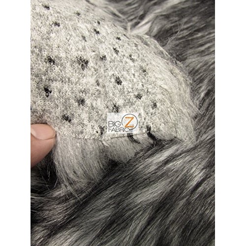 EcoShag Faux Fake Fur Arctic Alaskan Husky Long Pile Fabric Sold b...