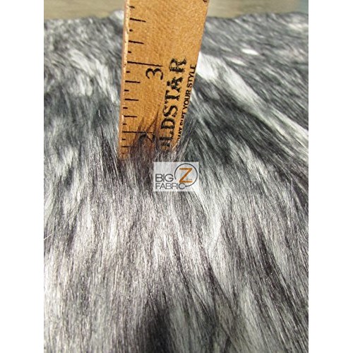 EcoShag Faux Fake Fur Arctic Alaskan Husky Long Pile Fabric Sold b...
