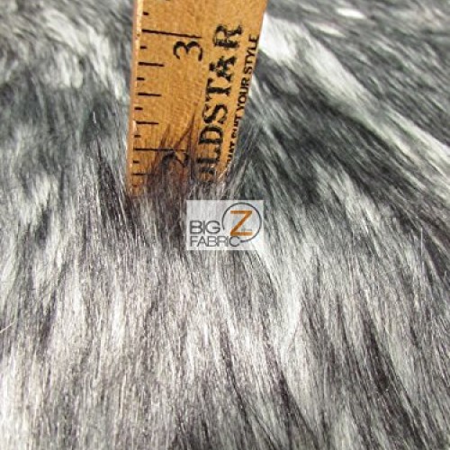EcoShag Faux Fake Fur Arctic Alaskan Husky Long Pile Fabric Sold b...