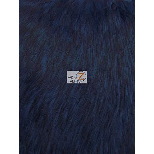 EcoShag Faux Fake Fur Arctic Alaskan Husky Long Pile Fabric Sold b...