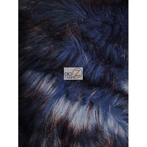 EcoShag Faux Fake Fur Arctic Alaskan Husky Long Pile Fabric Sold b...