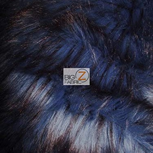 EcoShag Faux Fake Fur Arctic Alaskan Husky Long Pile Fabric Sold b...