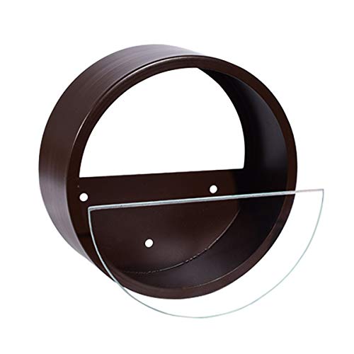 Mixed 3 Sizes Brown Wall Round Hanging Planter Succulent Terrarium...