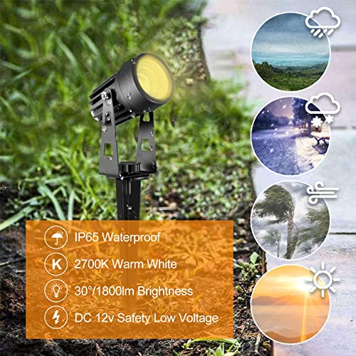 ECOWHO Low Voltage Landscape Lighting, 12V Outdoor Landscape Light...