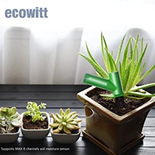 ECOWITT WH0291 Soil Moisture Tester Plant Soil Moisture Sensor Met...
