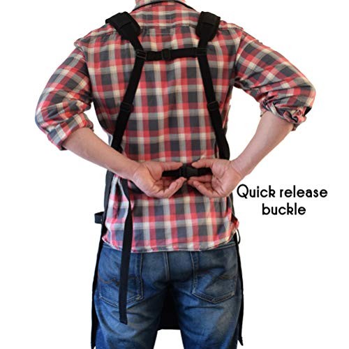 Work Aprons for Men for Shop - Carpenter Apron and Shop Aprons for...