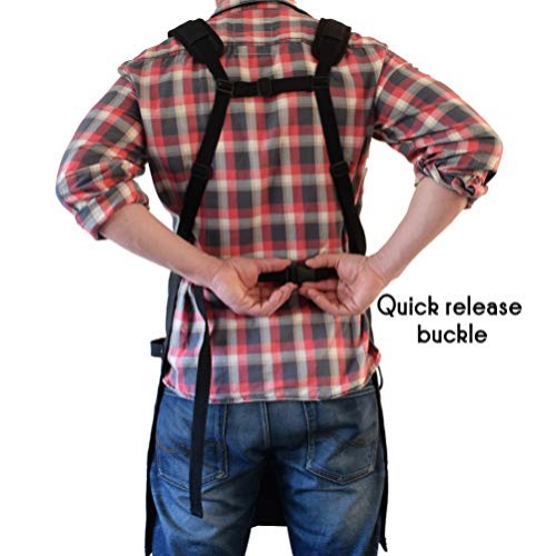 Work Aprons for Men for Shop - Carpenter Apron and Shop Aprons for...