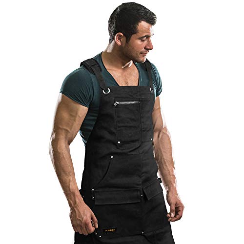 Work Aprons for Men for Shop - Carpenter Apron and Shop Aprons for...