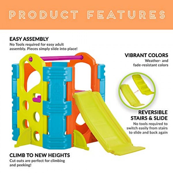 ECR4Kids Activity Park Playhouse for Kids - Indoor or Outdoor Play...