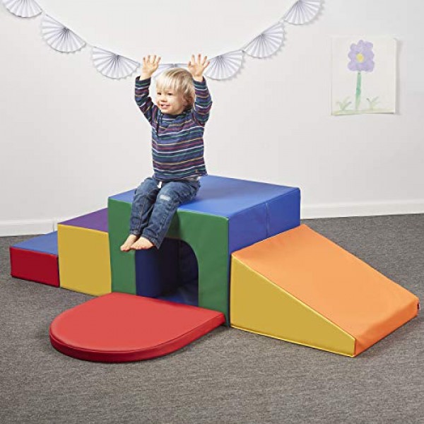 ECR4Kids SoftZone Single Tunnel Maze, Beginner Toddler Climber for...