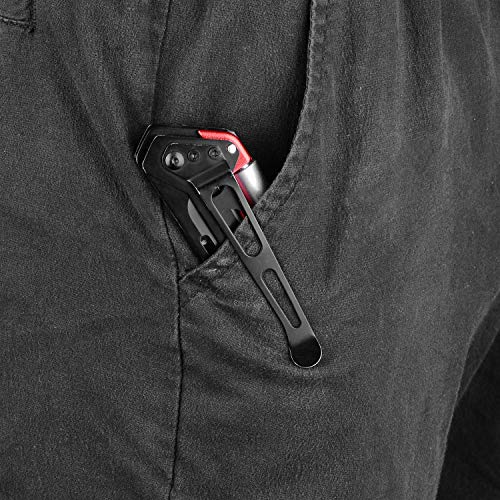 Folding Pocket Utility Knife Heavy Duty Box Cutter with Flat Head ...