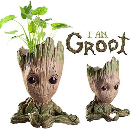 Baby Groot Flower Pot,Flowerpot Treeman Heart-Shaped Groot Succule...