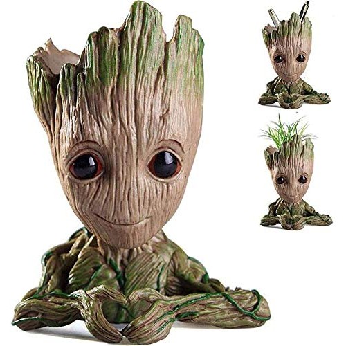 Baby Groot Flower Pot,Flowerpot Treeman Heart-Shaped Groot Succule...