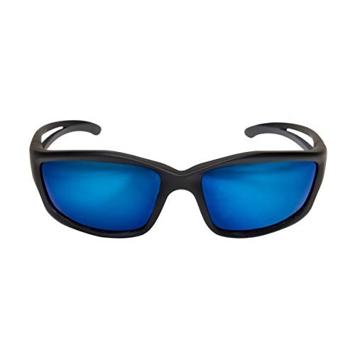Edge TSKAP218 Kazbek Polarized Wrap-Around Safety Glasses, Anti-Sc...