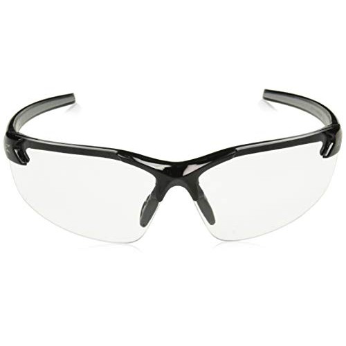 Edge Eyewear DZ111-G2 Safety Glasses, Black with Clear Lens, One Size