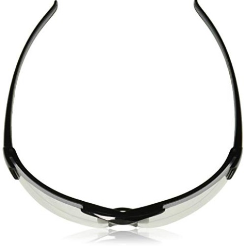 Edge Eyewear DZ111-G2 Safety Glasses, Black with Clear Lens, One Size