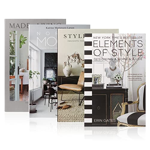 4 Pack Faux Books for Decoration, Ediactcyl Modern Fashion Decorat...