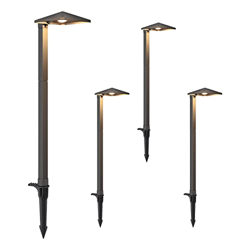 EDISHINE 3W LED Low Voltage Landscape Lights, 230LM 3000K Waterpro...
