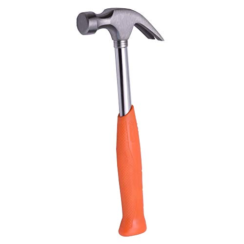 Edward Tools Harden 8 oz Claw Hammer - Solid Tubular Steel Handle ...