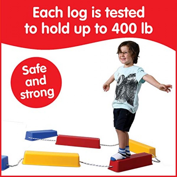 Edx Education Step-a-Logs - Supplies for Physical Play - Indoor an...