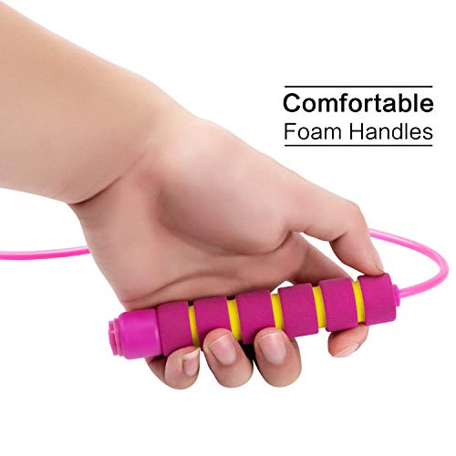 Eeoyu 3 Pack Adjustable Soft Skipping Rope Fitness Skipping Rope w...
