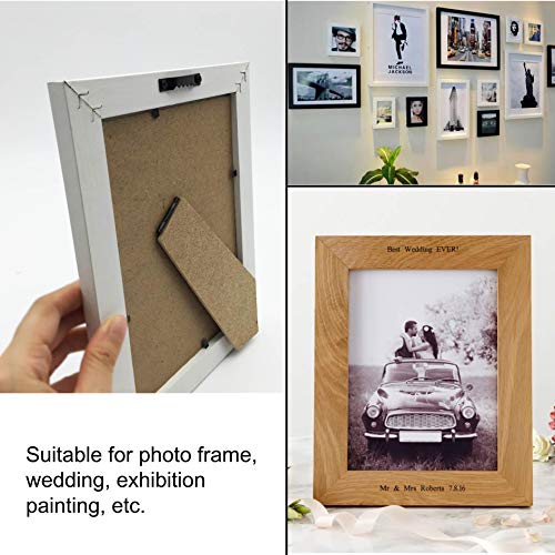 EesTeck 50 Pack Small Sawtooth Picture Hangers Steel Picture Hangi...