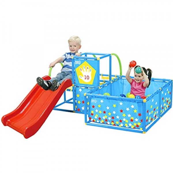 Eezy Peezy TM300- Playset with 50 Balls, Red/Yellow/Blue
