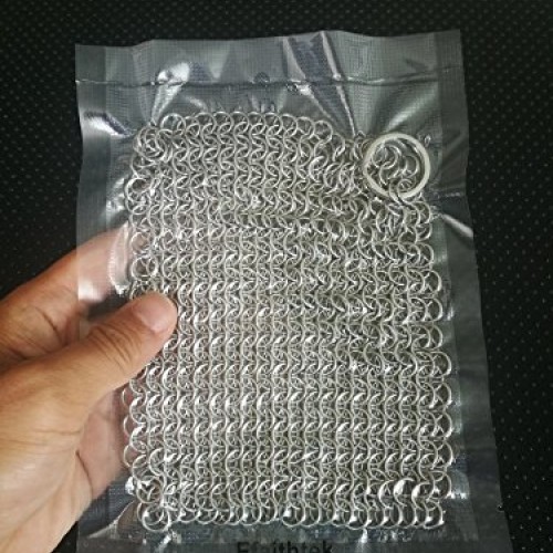 Efaithtek Cast Iron Cleaner -Premium 316 Stainless Steel Chain Mai...