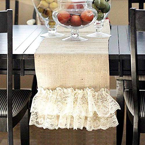 Efavormart 25 Yard Ruffle Lace Trim with Satin Fabric for Dress Cr...