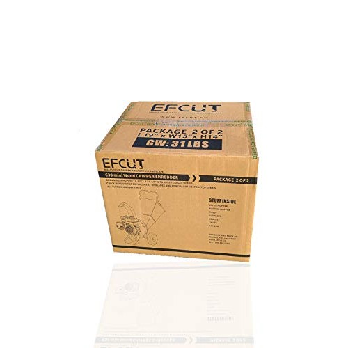2 of 2 Package of EFCUT C30 Mini Wood Chipper - JUST for Bundle, N...