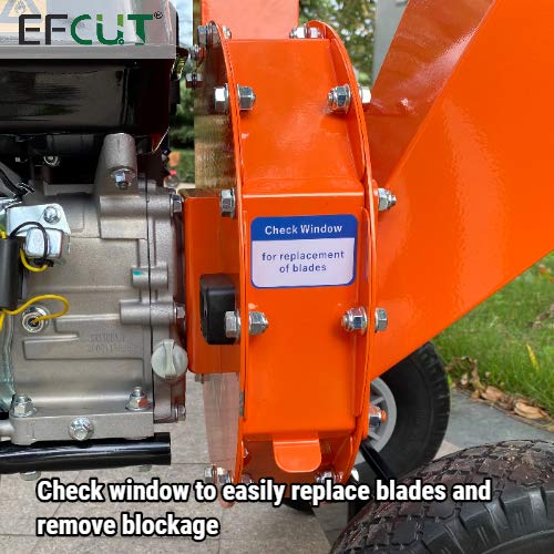 EFCUT C30 Mini Wood Chipper Shredder Mulcher 7 HP 212cc Heavy Duty...