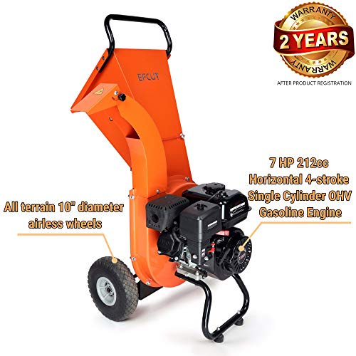 EFCUT C30 Wood Chipper Shredder Mulcher 7 HP 212cc Heavy Duty Engi...