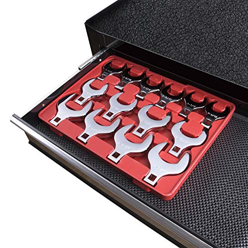 14-Piece Premium 1/2 Drive Jumbo Crowfoot Wrench Set | Include St...