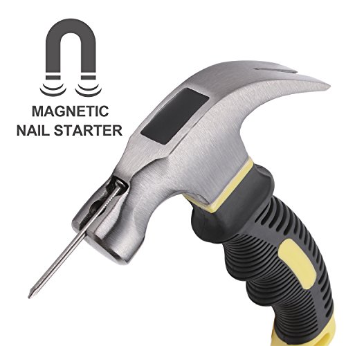 Best Choice 8-oz. Stubby Claw Hammer with Magnetic Nail Starter