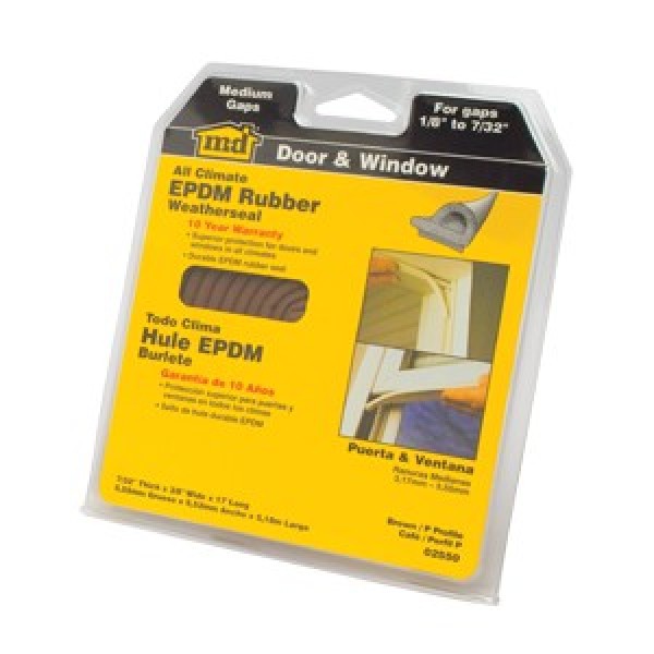 MD 02550 Ext-Temp Wthrstrp Brw - Pack of 4