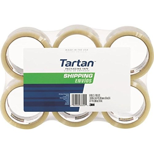 3M Tartan Tape - 1 x 60 yd 92 - Pack of 6